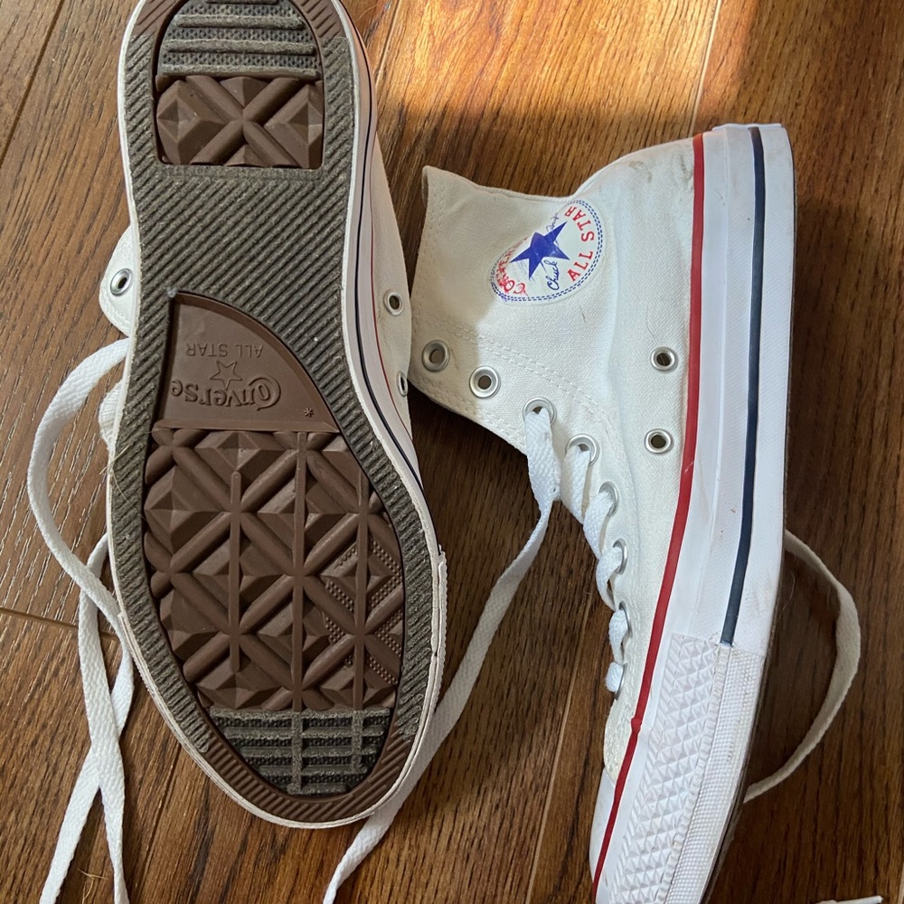 White high top converse